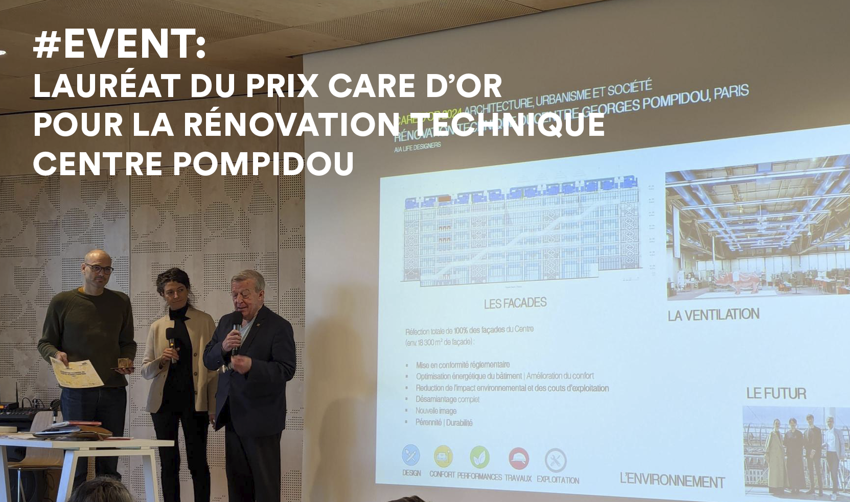 Remise du prix Care d'Or