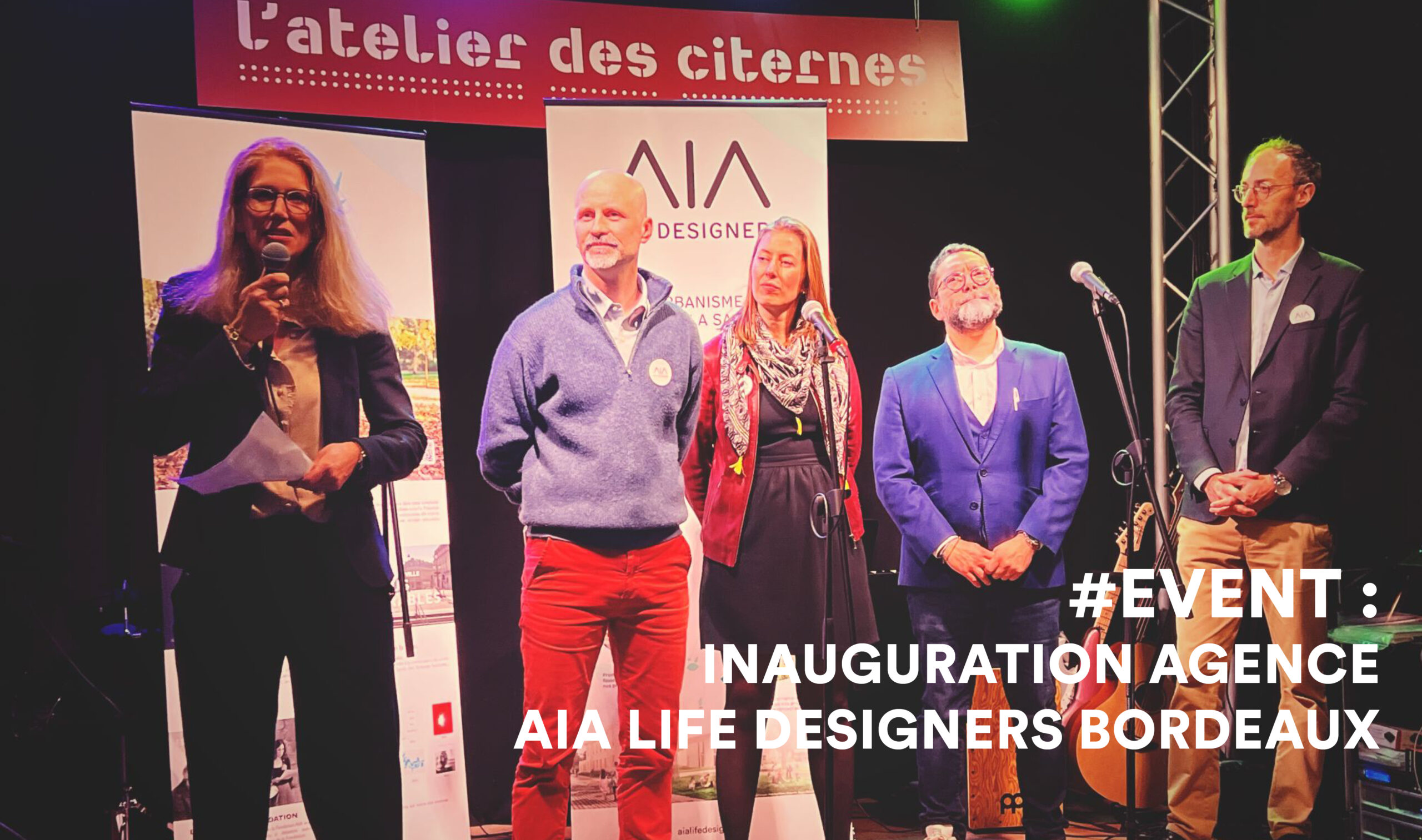 Inauguration agence AIA Life Designers Bordeaux